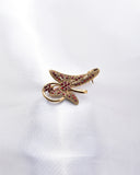 Butterfly Shape Genuine Crystal Brooch_4 colors