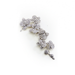 Luxury Long Flower Crystal Brooch_8 colors