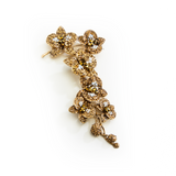 Luxury Long Flower Crystal Brooch_8 colors