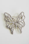 Classical Filigree Crystal  Butterfly Pin Brooch_4 colors