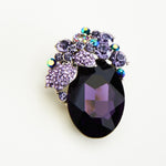 Crystal Bouquet Pendant Brooch_7 colors