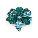 ELEGANT FLOWER CRYSTAL BROOCH_6 colors