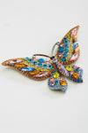 Crystal Fancy Swallowtail butterfly Brooch_8 colors