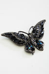 Crystal Fancy Swallowtail butterfly Brooch_8 colors