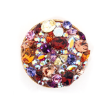 ROUND MULTI PULL  AUSTRIAN CRYSTAL BROOCH_2 colors