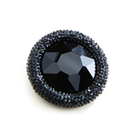 Fancy Modern Round Crystal Pin Brooch_8 colors