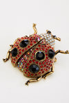 Crystal Ladybug Brooch_8 colors