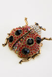 Crystal Ladybug Brooch_8 colors