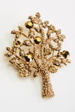 Crystal Apple Tree Brooch_7 colors