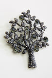 Crystal Apple Tree Brooch_7 colors