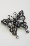 Crystal Luxury Swallowtail Butterfly Pin Brooch_5 colors