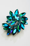 Elegant Fancy Crystal Leaf Brooch_6 colors