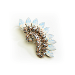 Crystal  Indian Chief Feather Pendant Brooch_8 colors