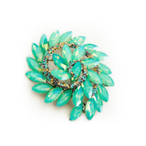 Splendid  Fancy Crystal Spiral Brooch_7 colors