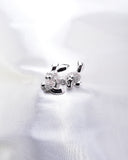 LOVELY Small DOG SWAROVSKI CRYSTAL BROOCH