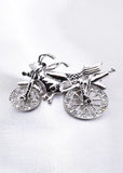 MOTORCYCLE SWAROVSKI CRYSTAL BROOCH