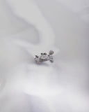 SMALL CRAB SWAROVSKI CRYSTAL BROOCH