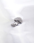 PINE MUSHROOM SWAROVSKI CRYSTAL BROOCH