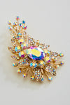 Elegant Bouquet fancy Crystal Brooch_6 colors