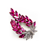 Fancy Crystal Wreath Brooch_6 colors