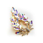 Fancy Crystal Wreath Brooch_6 colors