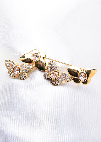 Butterfly Swarovski Crystal Brooch