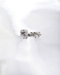 NICE DACHSHUND SHAPE SWAROVSKI CRYSTAL BROOCH