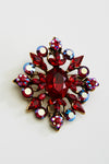 Victorian Crystal Brooch_9 colors