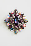 Victorian Crystal Brooch_9 colors