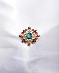 Victorian Crystal Brooch_9 colors