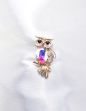 OWL CRYSTAL BROOCH_8 colors