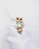 OWL CRYSTAL BROOCH_8 colors