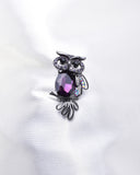 OWL CRYSTAL BROOCH_8 colors
