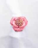 Beautiful Rose Shape Crystal Brooch_5 colors