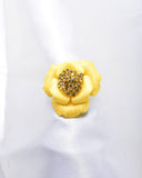 Beautiful Rose Shape Crystal Brooch_5 colors