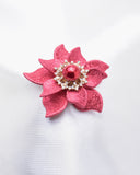 ELEGANT FLOWER BROOCH_4 colors