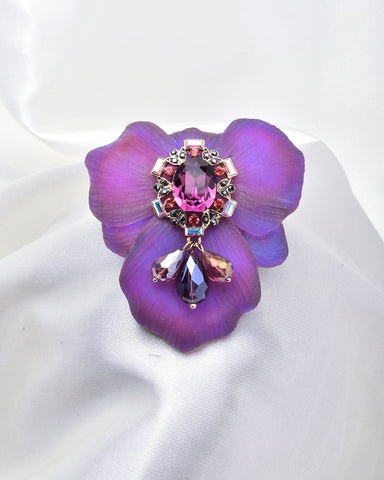 PURPLE AMYTONE SWAROVSKI CRYSTAL