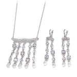 Crystal Showers Modern Necklace Set_2 colors