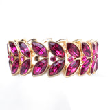 Elegant Fancy Marquise Shape Stretch Bracelet_14 colors