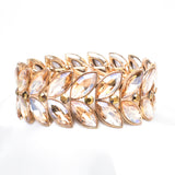 Elegant Fancy Marquise Shape Stretch Bracelet_14 colors