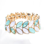 Elegant Fancy Marquise Shape Stretch Bracelet_14 colors