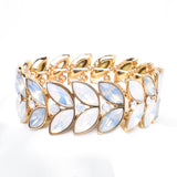 Elegant Fancy Marquise Shape Stretch Bracelet_14 colors