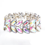 Elegant Fancy Marquise Shape Stretch Bracelet_14 colors