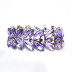 Elegant Fancy Marquise Shape Stretch Bracelet_14 colors