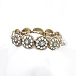 Classical Antique round Crystal Stretch Bracelet