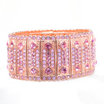 Elegant Rectangle Crystal stretch Bracelet_3 colors