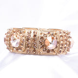 Antique Classical Crystal Stretch Bracelet_9 colors