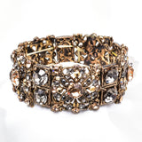 Fancy Classical Square Crystal Bracelet_7 colors