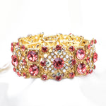 Fancy Classical Square Crystal Bracelet_7 colors