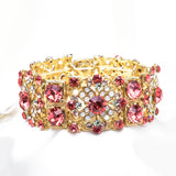 Fancy Classical Square Crystal Bracelet_7 colors